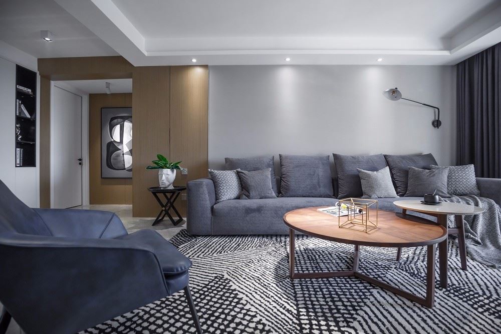 佛山市龍光&middot;天瀛現(xiàn)代簡(jiǎn)約風(fēng)格三居室裝修案例