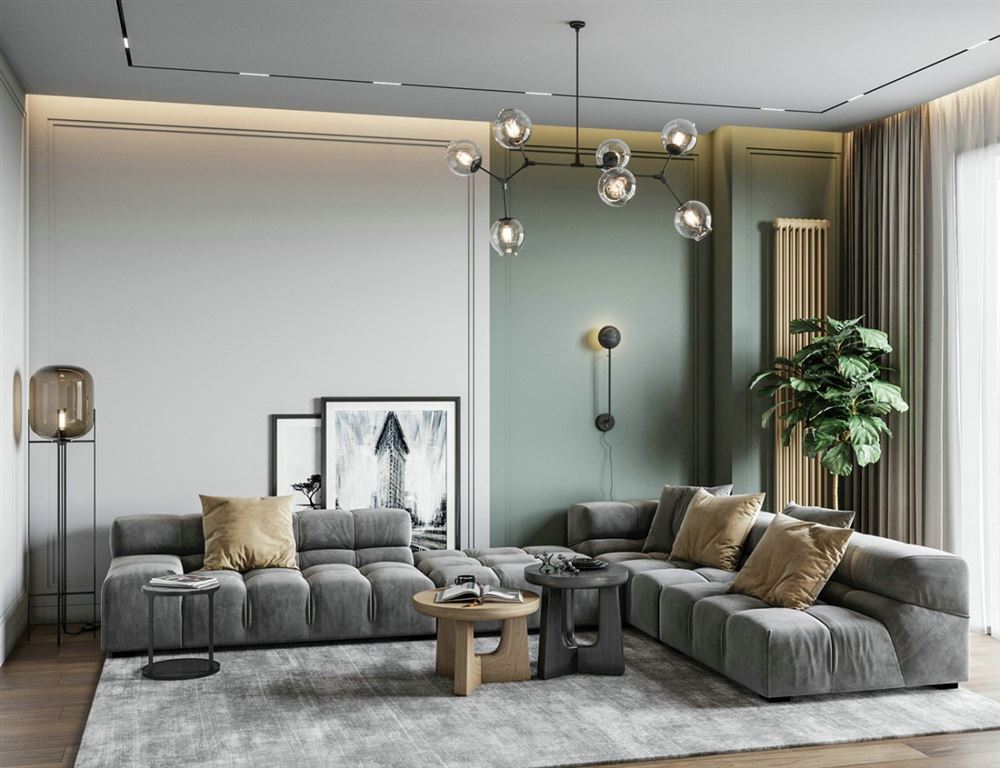 江門市雁山豪苑北歐風格三居室裝修案例