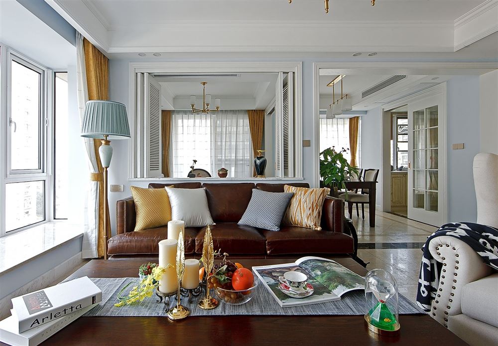 廣州市宇晴軒美式風(fēng)格三居室裝修案例