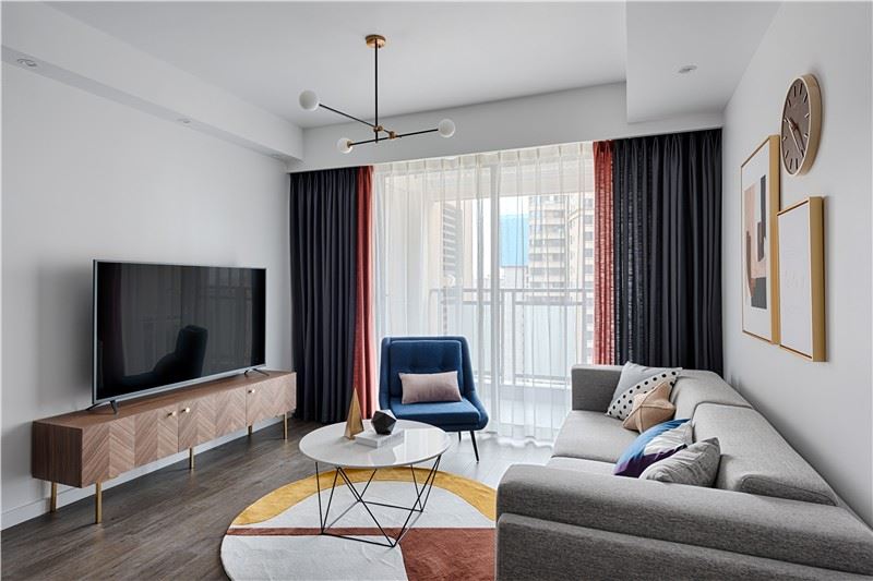 惠州市碧桂園南昆大觀歐式風格三居室裝修案例