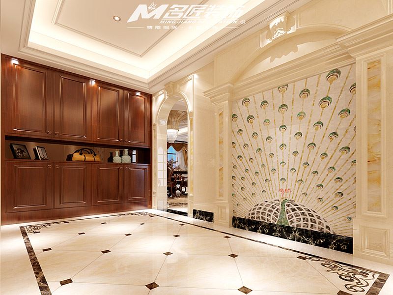 揭陽市保利&middot;半島一號歐式風(fēng)格四居室裝修案例