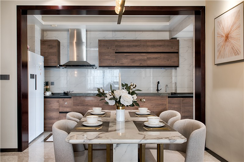 后現(xiàn)代港式風格家裝設(shè)計室內(nèi)裝修效果圖-廚餐廳 后現(xiàn)代港式風格家裝設(shè)計室內(nèi)裝修效果圖-廚餐廳