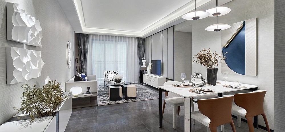 現(xiàn)代簡約風格室內(nèi)家裝案例效果圖-餐廳 現(xiàn)代簡約風格室內(nèi)家裝案例效果圖-餐廳