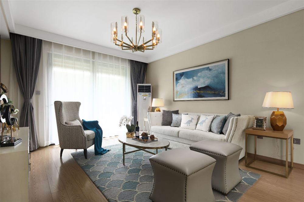 惠州市碧桂園竹溪山境花園歐式風(fēng)格三居室裝修案例