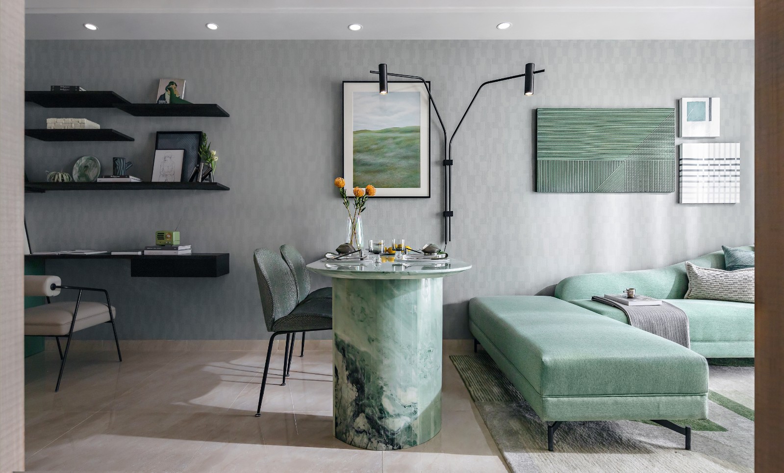 現(xiàn)代輕奢風格室內設計家裝案例-吧臺 現(xiàn)代輕奢風格室內設計家裝案例-吧臺