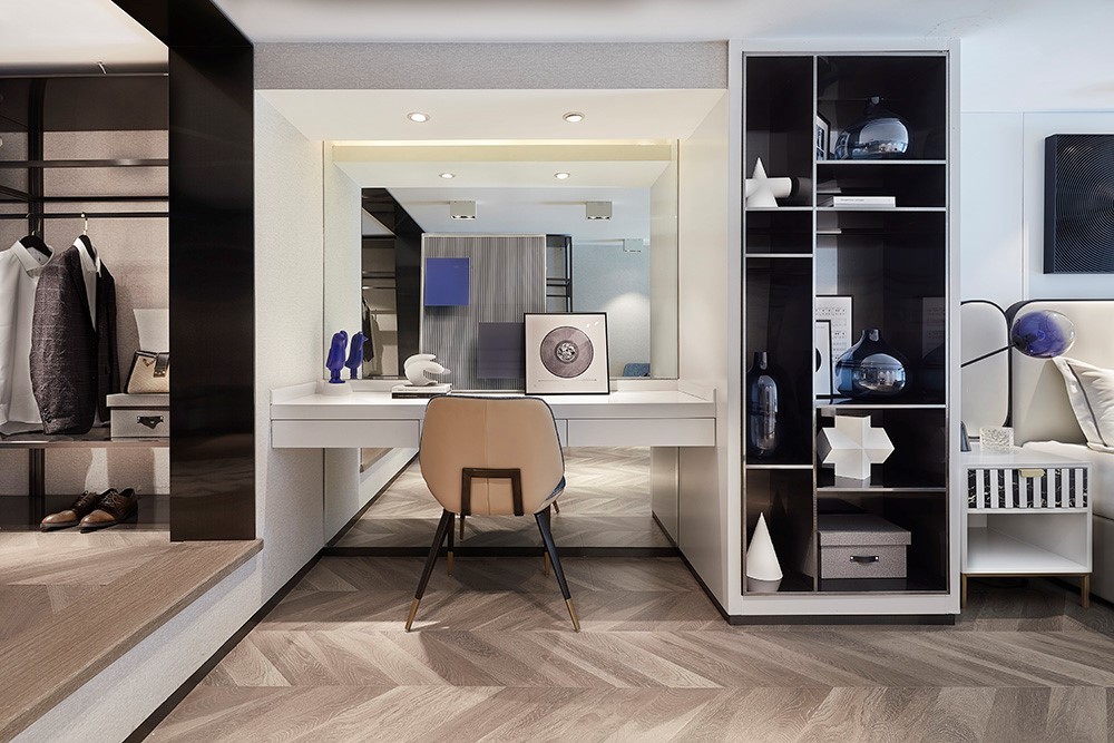 現(xiàn)代前衛(wèi)風(fēng)格室內(nèi)家裝案例效果圖-臥室梳妝臺 現(xiàn)代前衛(wèi)風(fēng)格室內(nèi)家裝案例效果圖-臥室梳妝臺