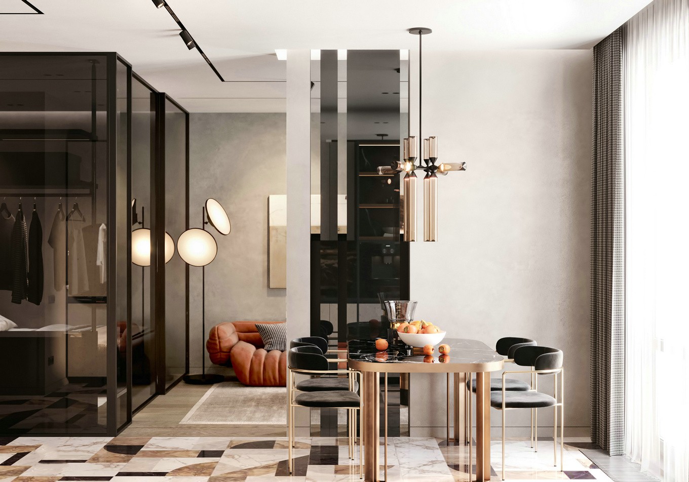 佛山裝修公司現(xiàn)代簡(jiǎn)約風(fēng)格公寓裝修效果圖-餐廳 佛山裝修公司現(xiàn)代簡(jiǎn)約風(fēng)格公寓裝修效果圖-餐廳