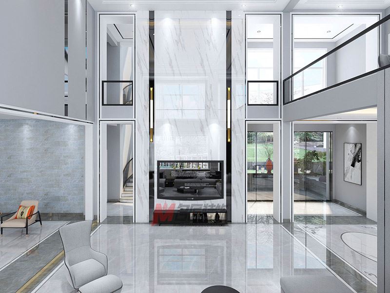 自貢市遠達&middot;南湖領(lǐng)御現(xiàn)代風(fēng)格別墅裝修案例