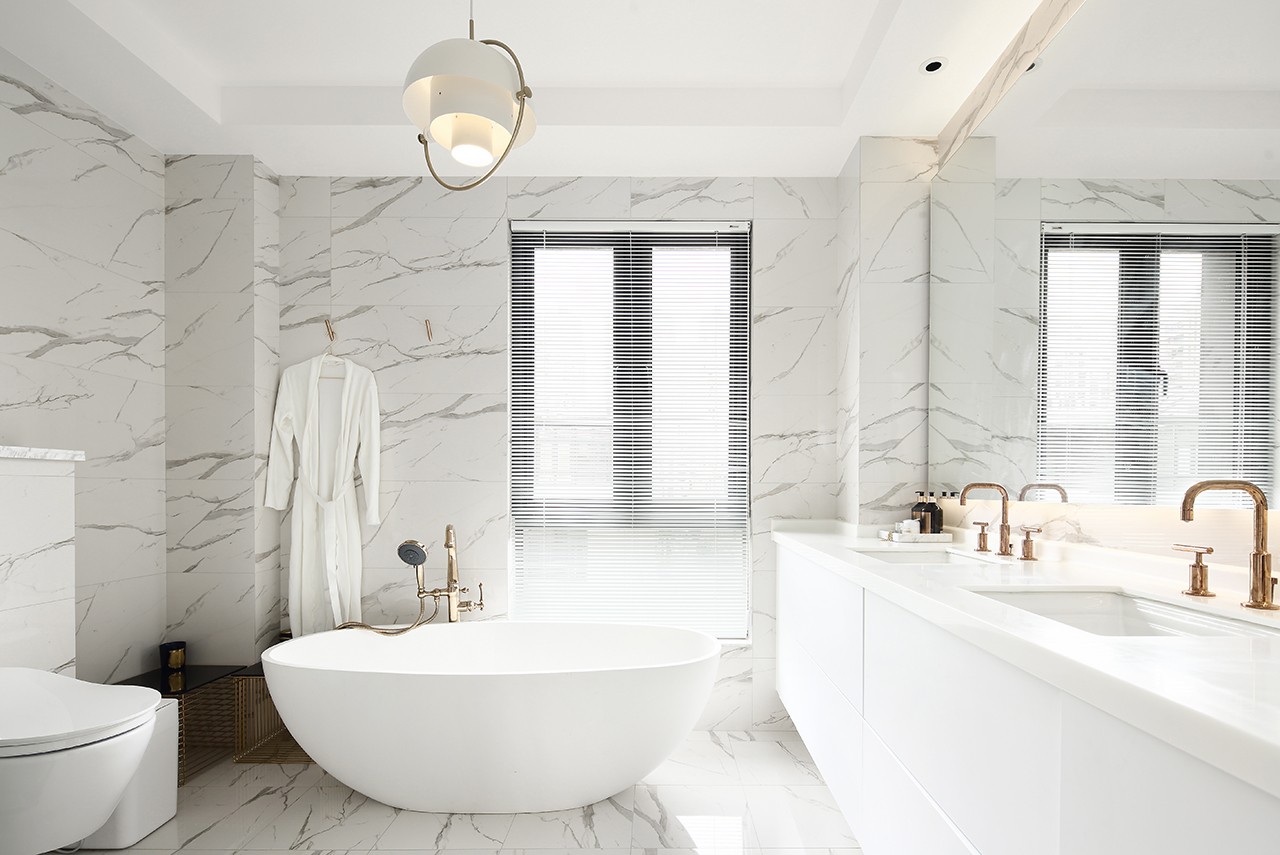 簡歐輕奢風格家裝設計別墅裝修效果圖-衛(wèi)生間 簡歐輕奢風格家裝設計別墅裝修效果圖-衛(wèi)生間