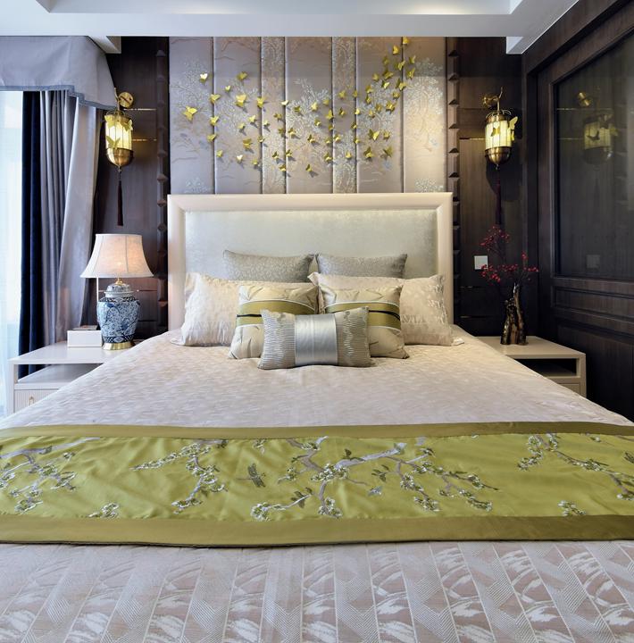 新中式風(fēng)格家裝設(shè)計(jì)室內(nèi)裝修效果圖-臥室 新中式風(fēng)格家裝設(shè)計(jì)室內(nèi)裝修效果圖-臥室