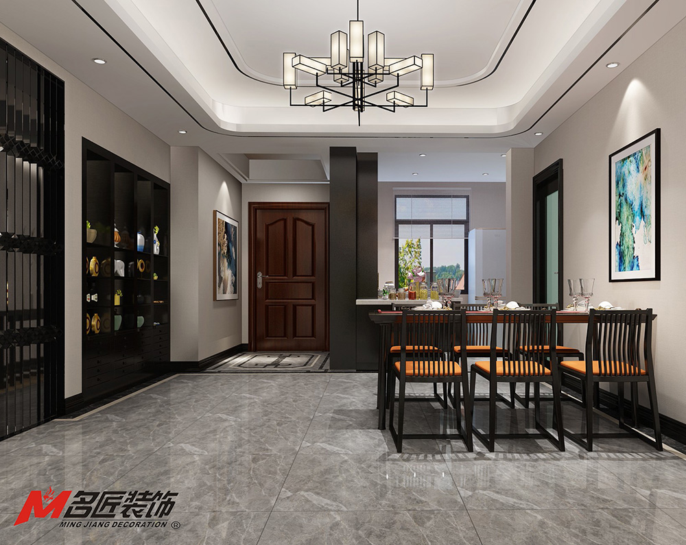 裝修公司新中式風(fēng)格室內(nèi)裝修效果圖-餐廳 裝修公司新中式風(fēng)格室內(nèi)裝修效果圖-餐廳