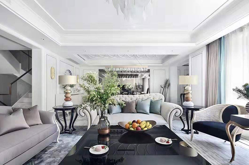 現(xiàn)代簡歐風格室內(nèi)裝修效果圖-英溪桃源平層125平米-客廳 現(xiàn)代簡歐風格室內(nèi)裝修效果圖-英溪桃源平層125平米-客廳