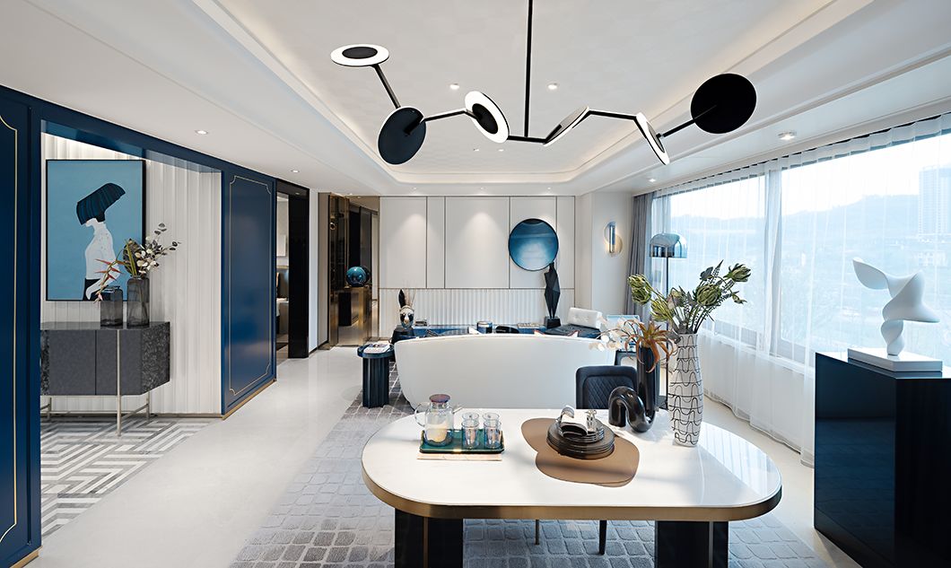 都市輕奢風(fēng)格室內(nèi)裝修-客餐廳 都市輕奢風(fēng)格室內(nèi)裝修-客餐廳