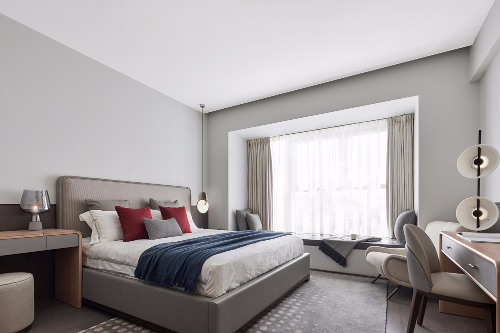 現(xiàn)代簡(jiǎn)約風(fēng)格室內(nèi)家裝案例效果圖-主臥 現(xiàn)代簡(jiǎn)約風(fēng)格室內(nèi)家裝案例效果圖-主臥