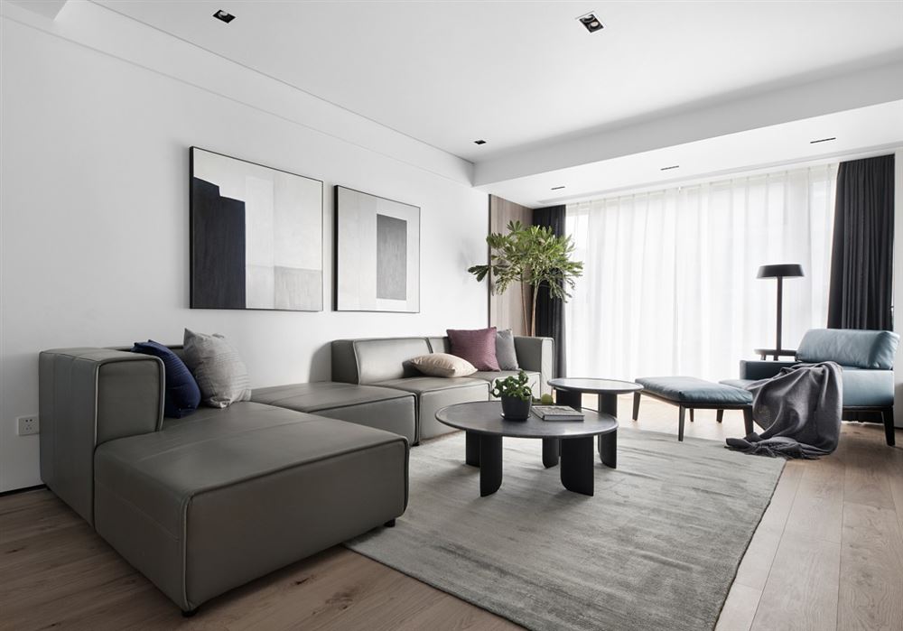 江門市鶴山碧桂園別墅現(xiàn)代簡(jiǎn)約風(fēng)格三居室裝修案例