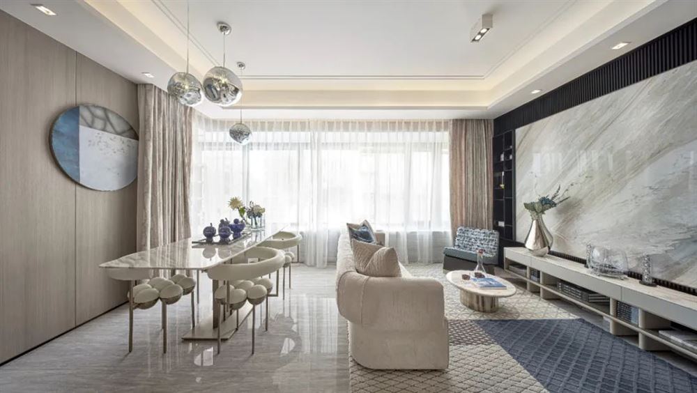 佛山市旭輝江山現(xiàn)代簡(jiǎn)約風(fēng)格四居室裝修案例