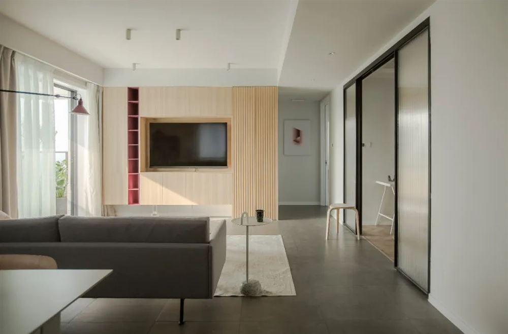 陽江市金紫園北歐風(fēng)格三居室裝修案例