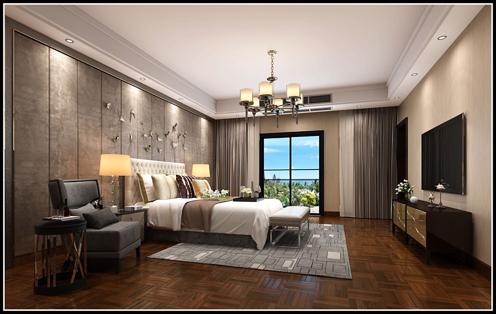 裝修公司美式古典風(fēng)格別墅裝修效果圖-臥室 裝修公司美式古典風(fēng)格別墅裝修效果圖-臥室