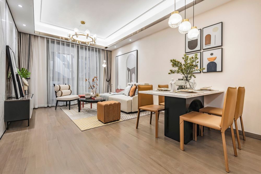 佛山市鵬瑞&middot;三龍灣1號現(xiàn)代簡約風(fēng)格三居室裝修案例