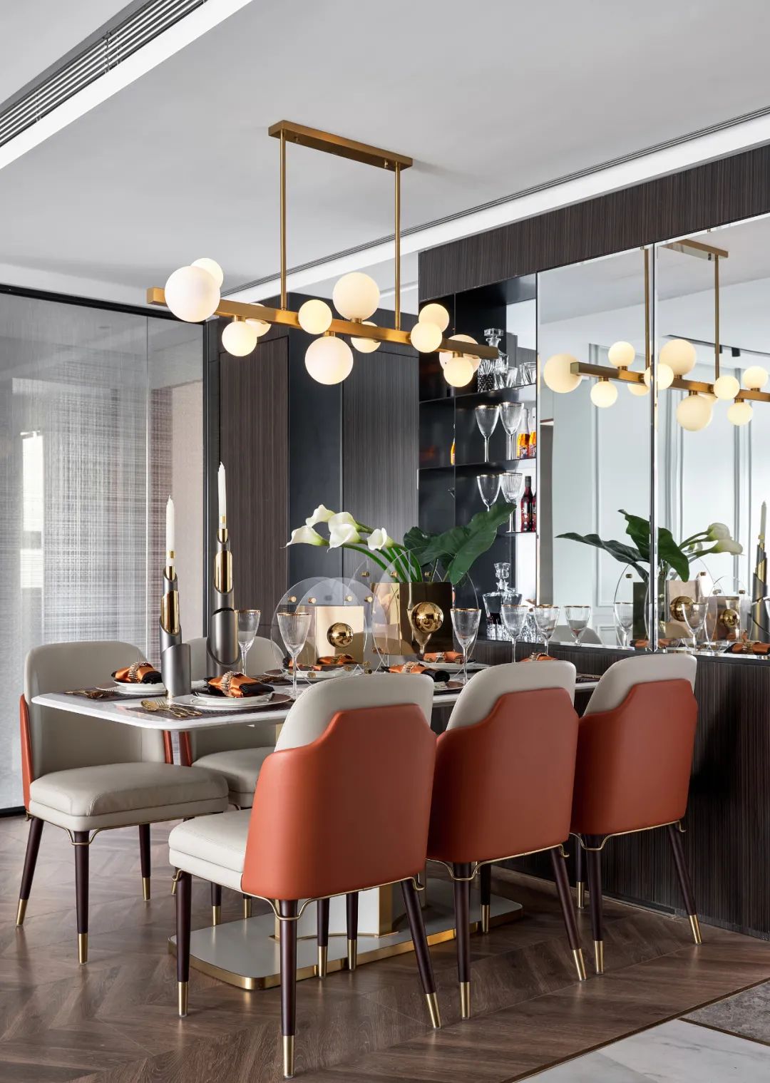 美式摩登風(fēng)格室內(nèi)設(shè)計(jì)家裝案例-餐廳 美式摩登風(fēng)格室內(nèi)設(shè)計(jì)家裝案例-餐廳