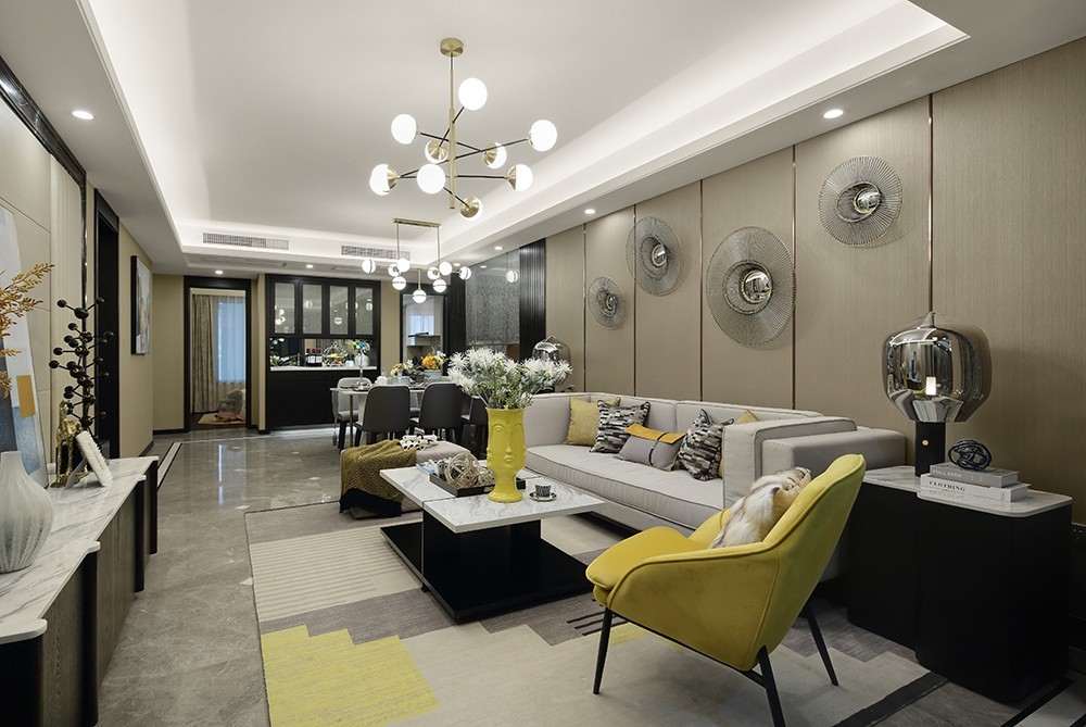 現(xiàn)代簡(jiǎn)約風(fēng)格室內(nèi)家裝案例效果圖-客廳 現(xiàn)代簡(jiǎn)約風(fēng)格室內(nèi)家裝案例效果圖-客廳