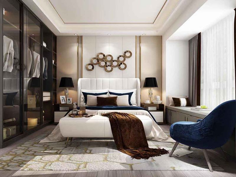 茂名市富麗天譽(yù)輕奢風(fēng)格四居室裝修案例