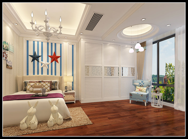 歐式風格室內(nèi)裝修設計效果圖-東湖洲花園四居160平米-室內(nèi)裝修設計兒童房 歐式風格室內(nèi)裝修設計效果圖-東湖洲花園四居160平米-室內(nèi)裝修設計兒童房