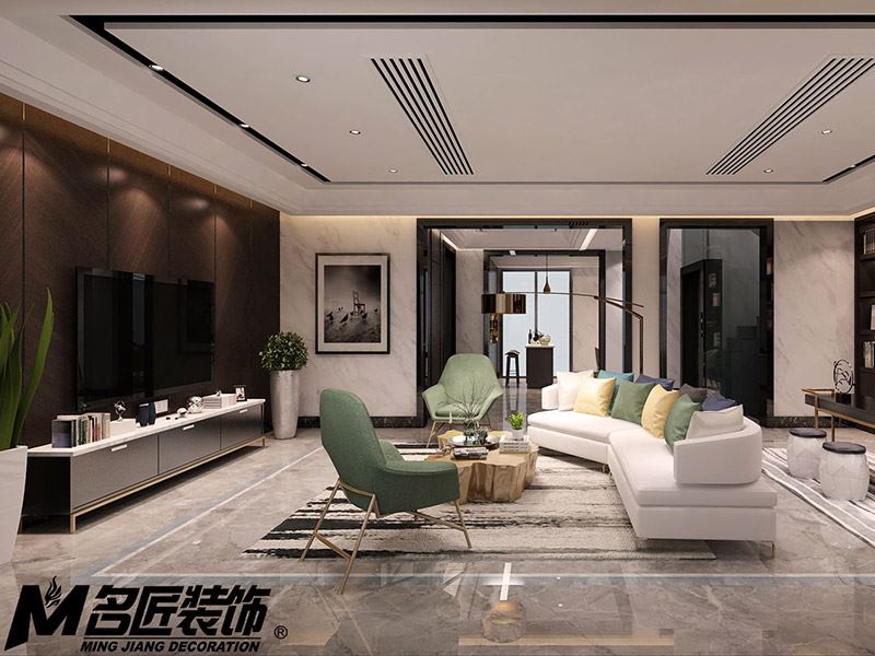 常州市萬達(dá)光語未來商住樓歐式風(fēng)格別墅裝修案例