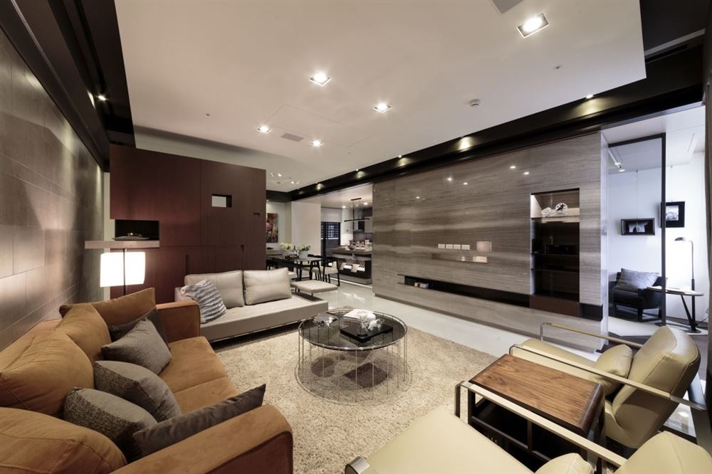 廣州市富力銀禧花園輕奢風(fēng)格四居室裝修案例