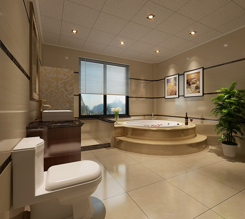 現(xiàn)代前衛(wèi)風格室內(nèi)裝修效果圖-榮安花園復式150平米-衛(wèi)生間 現(xiàn)代前衛(wèi)風格室內(nèi)裝修效果圖-榮安花園復式150平米-衛(wèi)生間