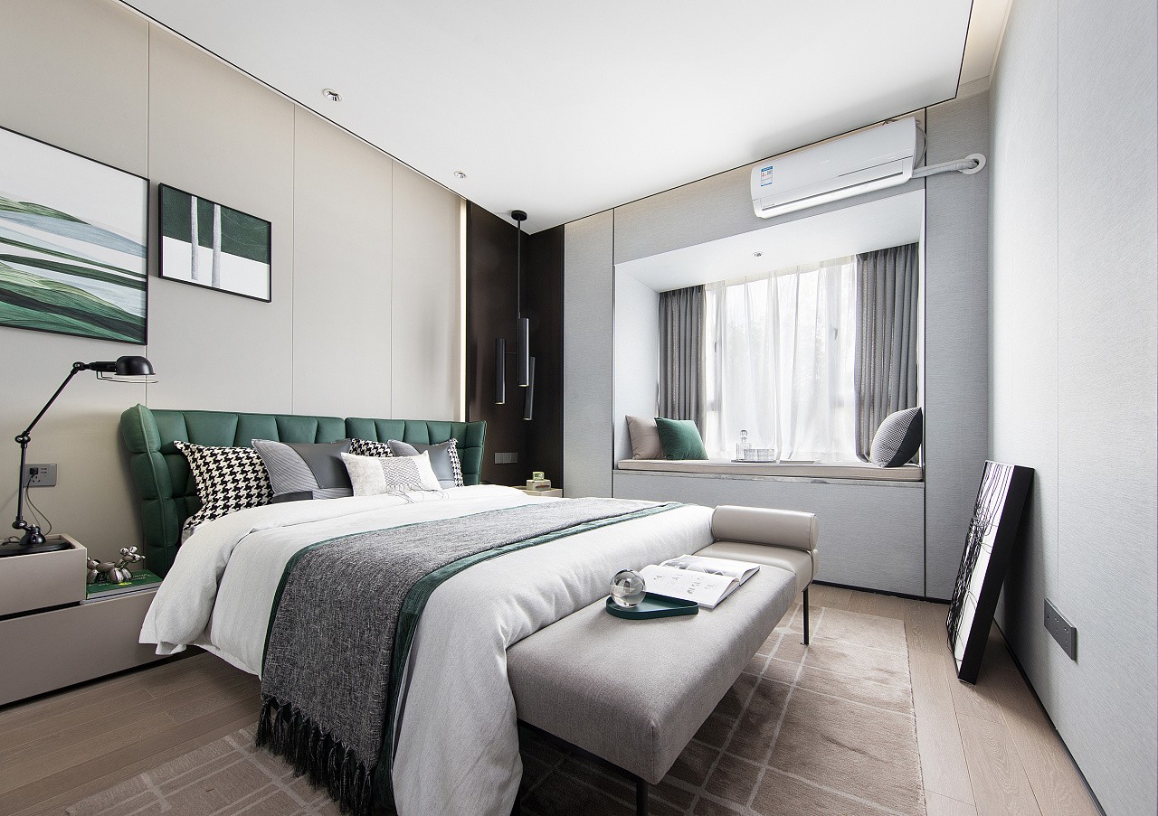 裝修案例現(xiàn)代簡約風(fēng)格室內(nèi)裝修效果圖-臥室 裝修案例現(xiàn)代簡約風(fēng)格室內(nèi)裝修效果圖-臥室