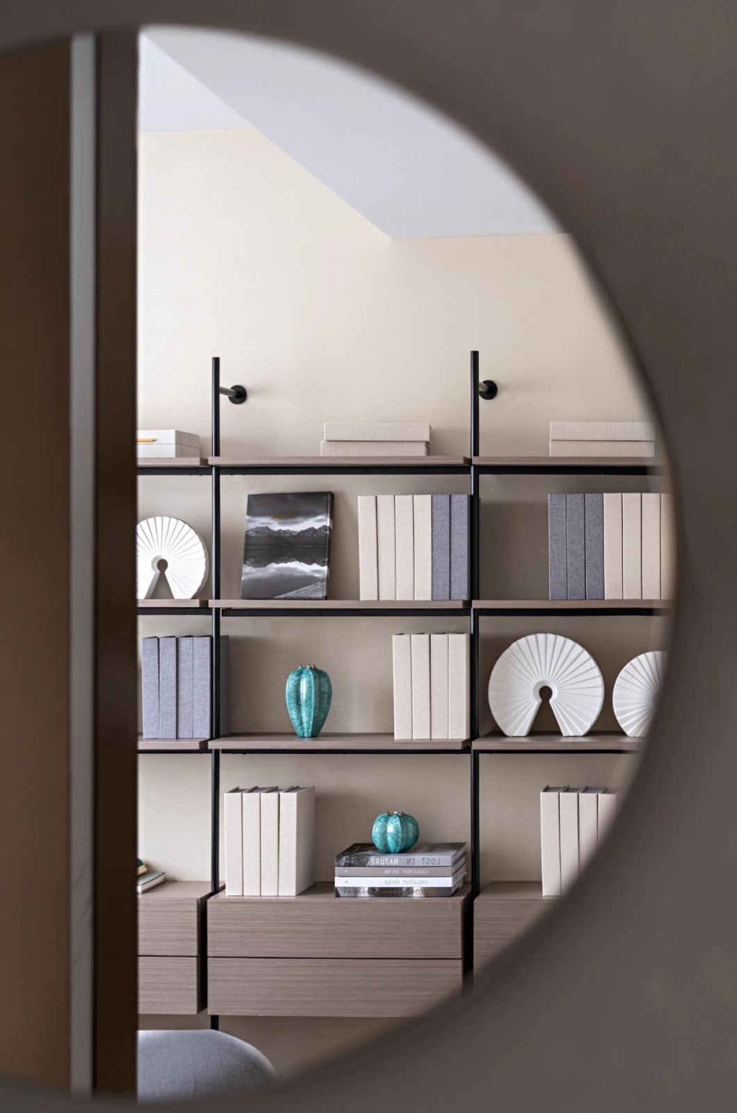 新中式風(fēng)格家裝設(shè)計(jì)室內(nèi)裝修效果圖-書房