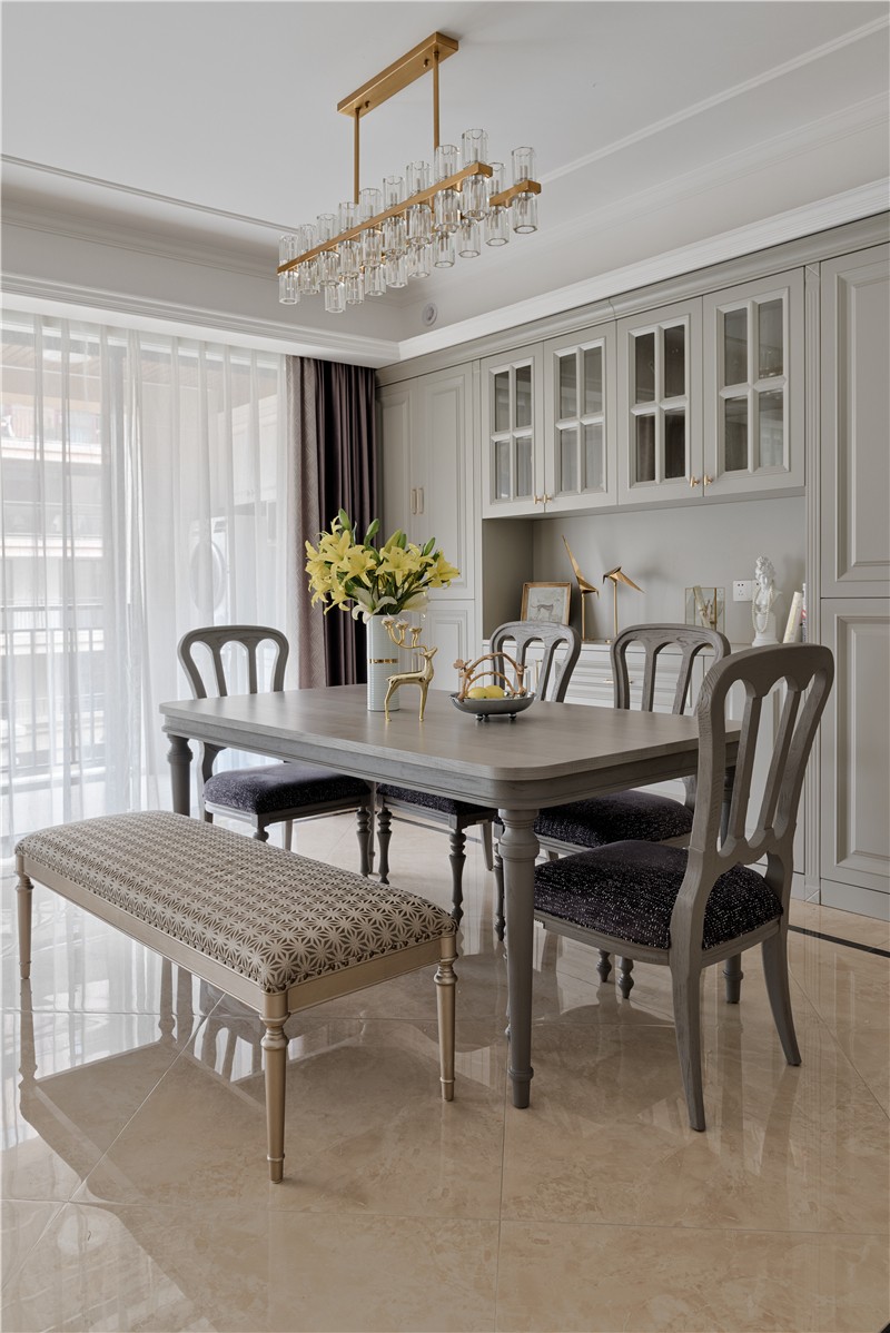 現(xiàn)代美式風格家裝設計室內裝修效果圖-餐廳 現(xiàn)代美式風格家裝設計室內裝修效果圖-餐廳