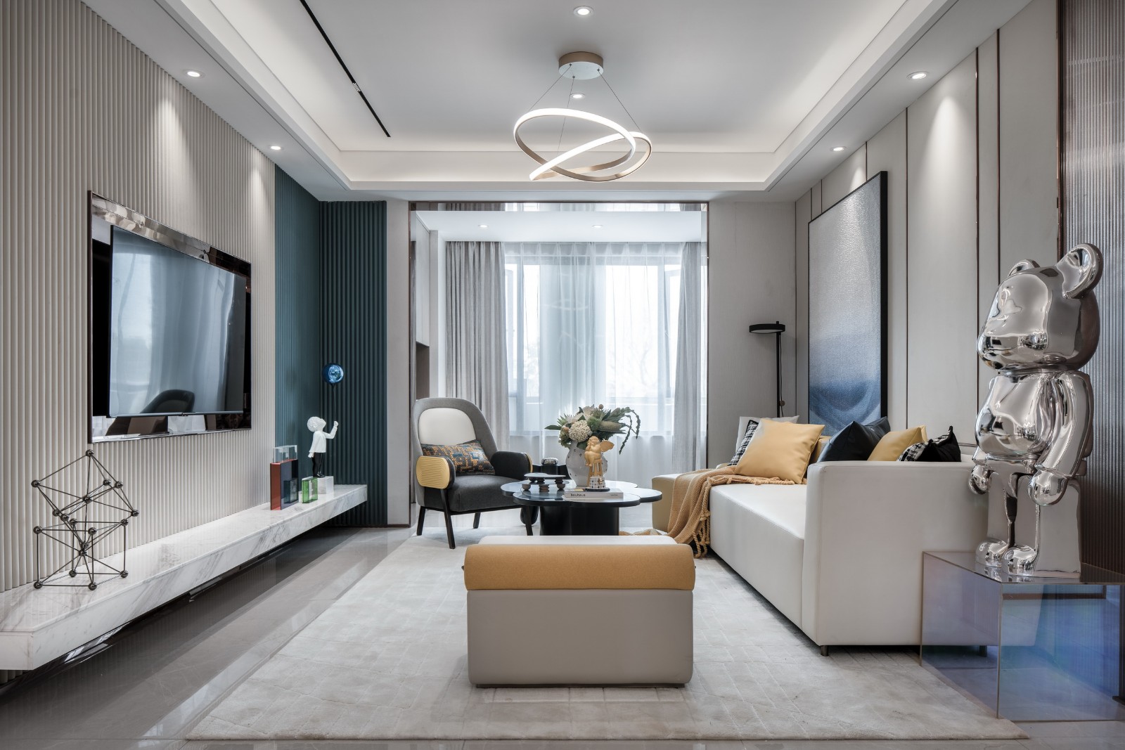 現(xiàn)代簡約風格室內(nèi)設計家裝案例-客廳 現(xiàn)代簡約風格室內(nèi)設計家裝案例-客廳