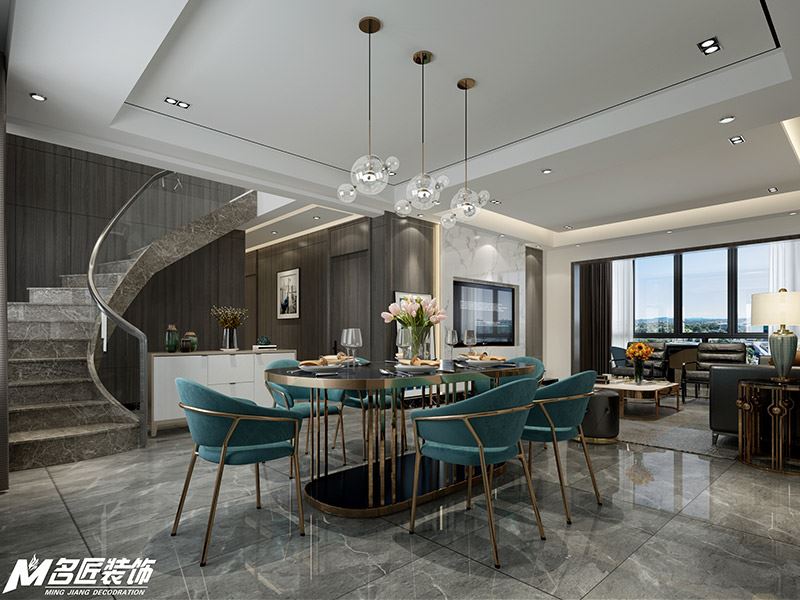 佛山市佛奧灣北歐風格復式裝修案例