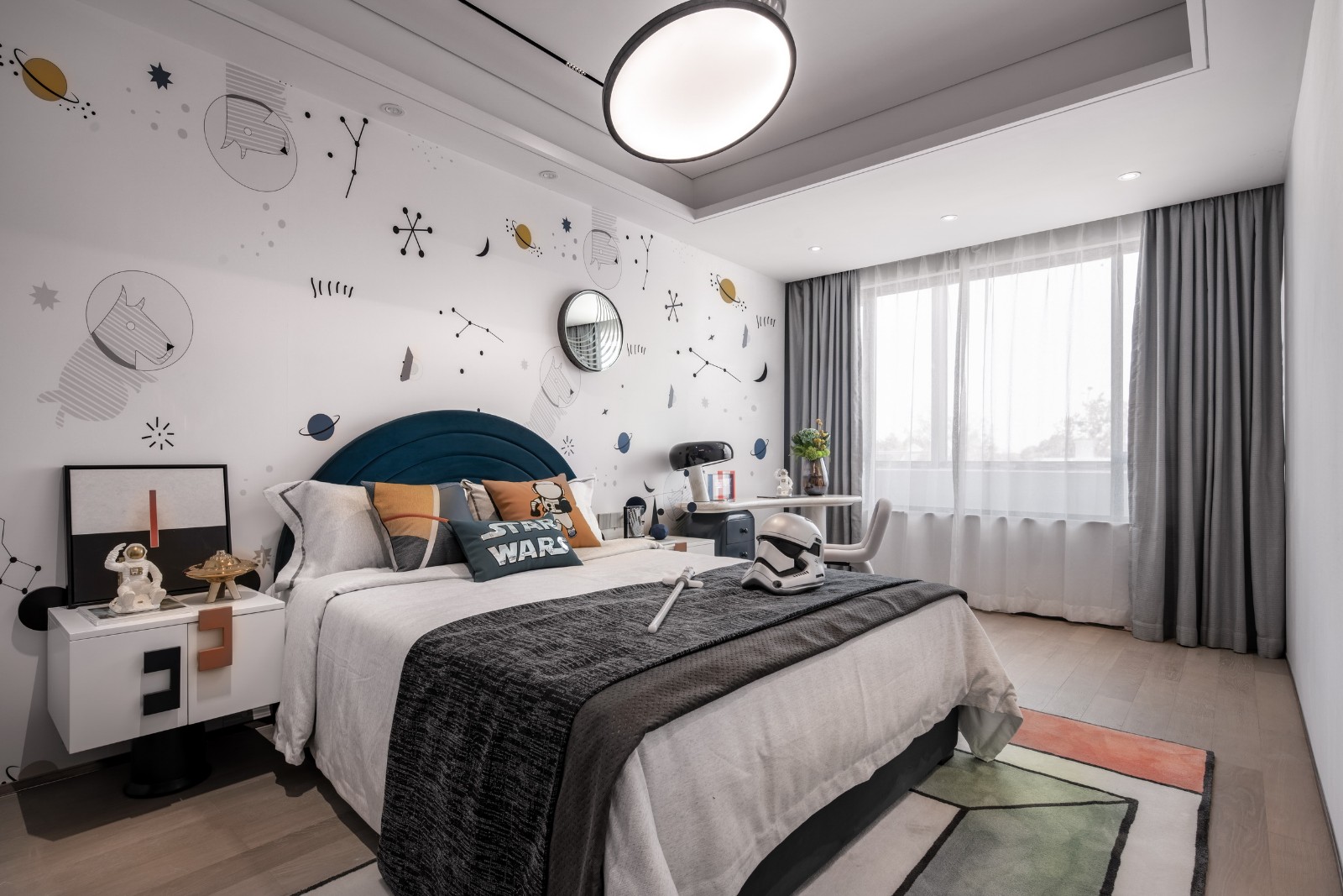 現(xiàn)代簡約風格室內(nèi)設計家裝案例-兒童房 現(xiàn)代簡約風格室內(nèi)設計家裝案例-兒童房