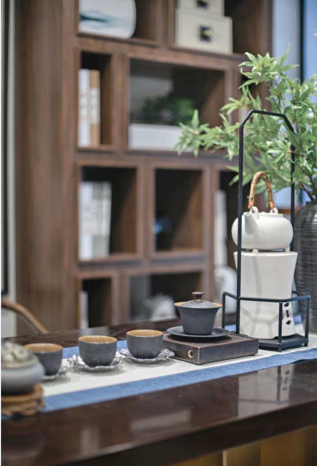 裝修案例新中式風(fēng)格室內(nèi)裝修效果圖-茶室 裝修案例新中式風(fēng)格室內(nèi)裝修效果圖-茶室