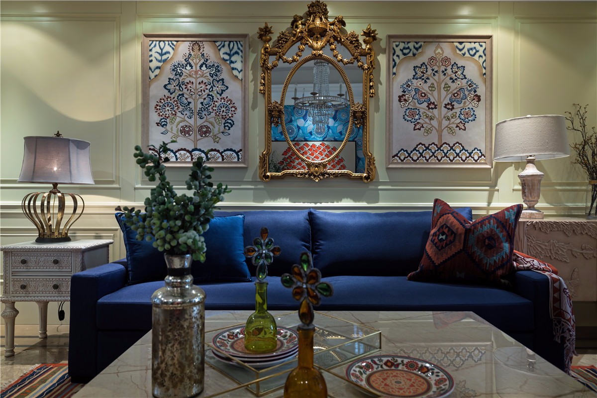 田園混搭風(fēng)格家裝設(shè)計室內(nèi)裝修效果圖-客廳 田園混搭風(fēng)格家裝設(shè)計室內(nèi)裝修效果圖-客廳