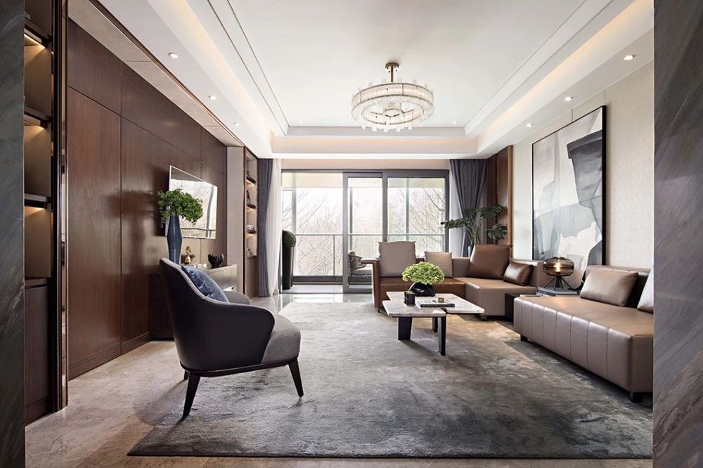 輕奢簡(jiǎn)約風(fēng)格室內(nèi)設(shè)計(jì)家裝案例-客廳 輕奢簡(jiǎn)約風(fēng)格室內(nèi)設(shè)計(jì)家裝案例-客廳