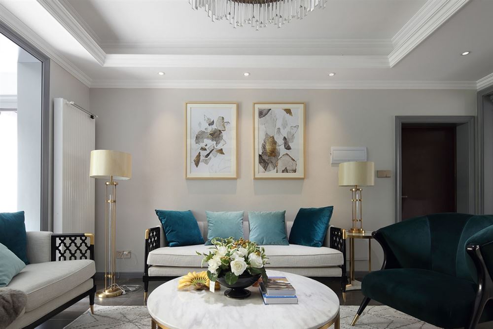 惠州市水岸香洲輕奢風(fēng)格三居室裝修案例