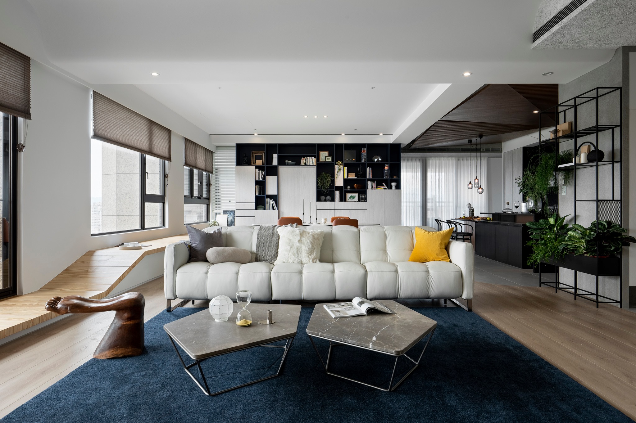 現(xiàn)代簡約風格室內家裝案例效果圖-客廳 現(xiàn)代簡約風格室內家裝案例效果圖-客廳