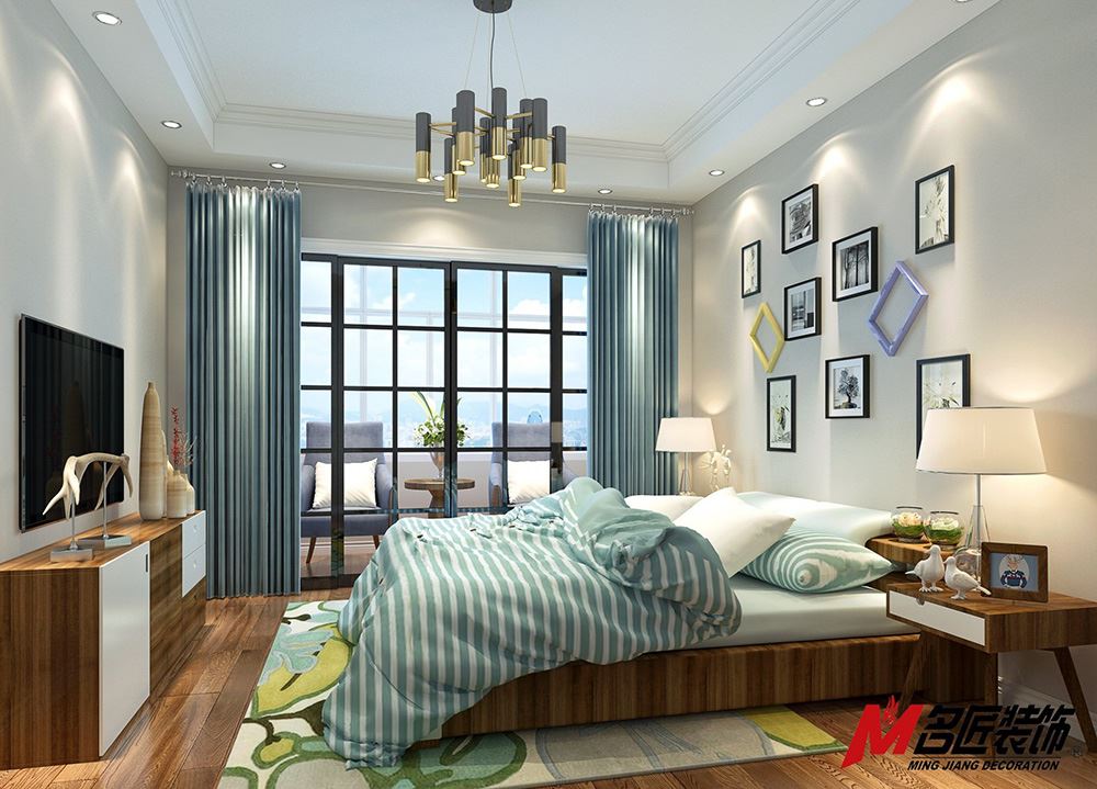 日照市外?；▓@北歐風格三居室裝修案例