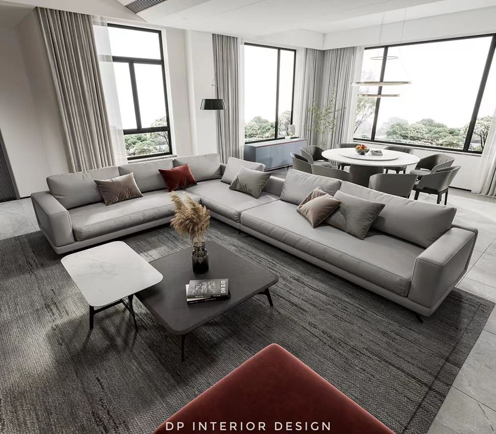 佛山市招商樾園輕奢風(fēng)格別墅裝修案例