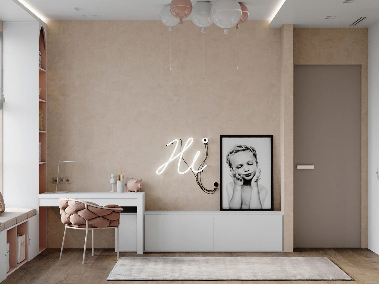 現(xiàn)代簡約風(fēng)格室內(nèi)設(shè)計(jì)家裝案例-次臥書臺(tái) 現(xiàn)代簡約風(fēng)格室內(nèi)設(shè)計(jì)家裝案例-次臥書臺(tái)