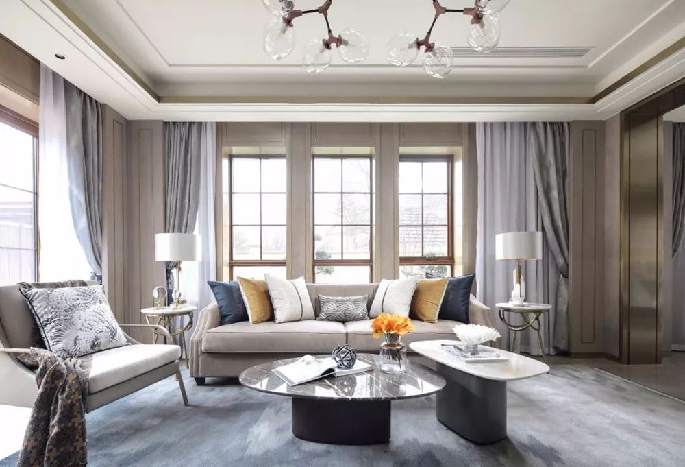 廣州市科城山莊輕奢風(fēng)格三居室裝修案例