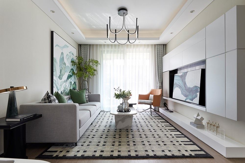 江門市明泰城北歐風(fēng)格三居室裝修案例