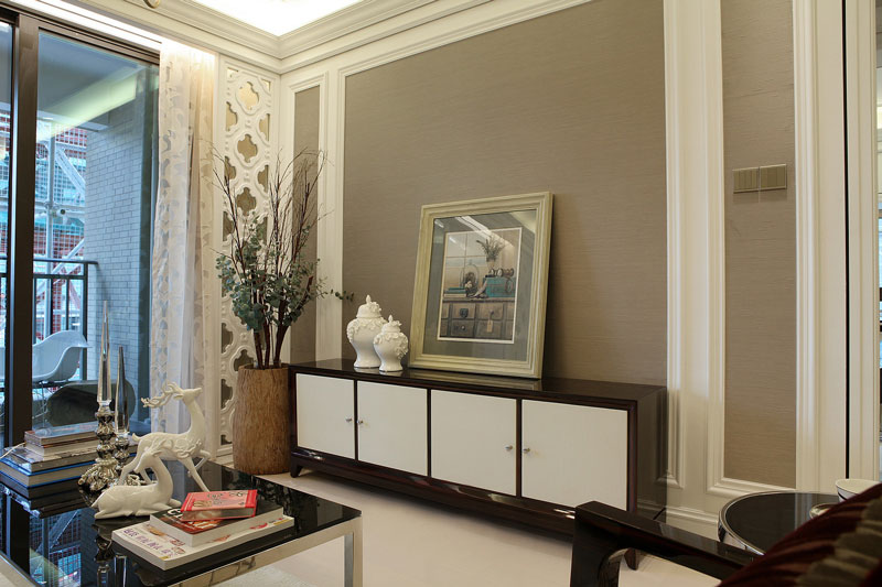 現(xiàn)代歐式風格室內設計家裝案例-電視柜