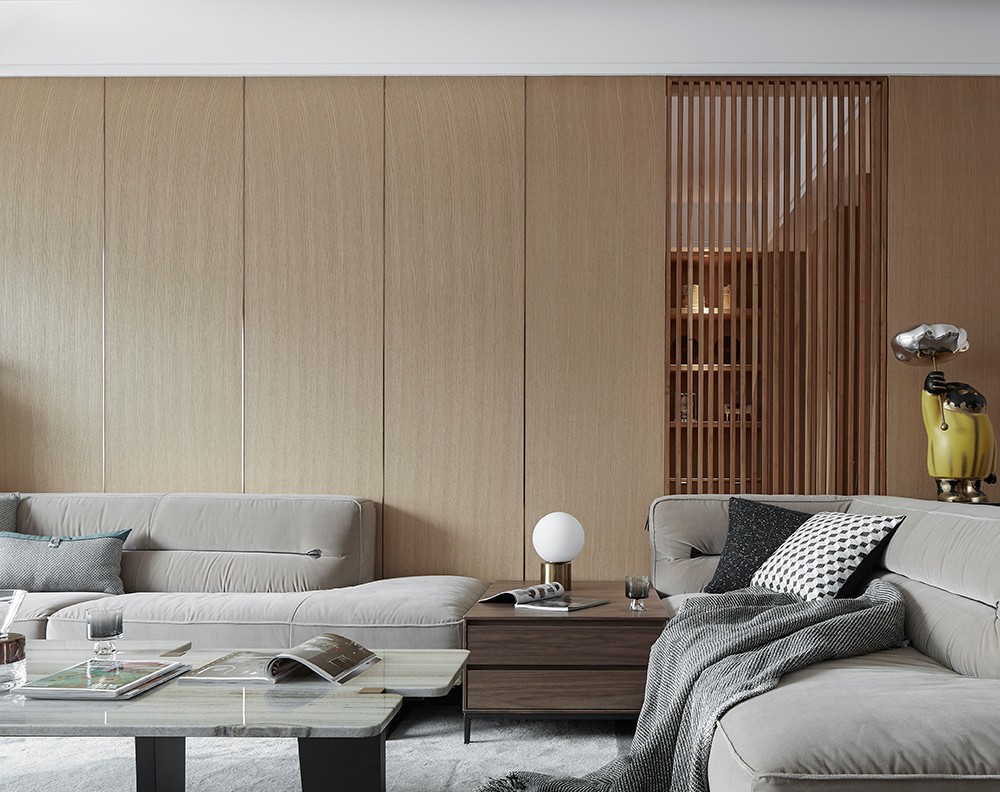 佛山裝修公司現(xiàn)代風格室內裝修效果圖-客廳