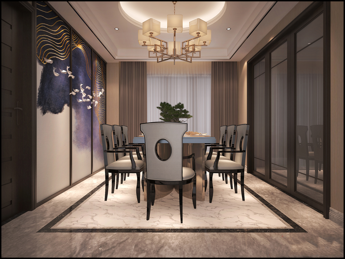 現(xiàn)代前衛(wèi)風(fēng)格室內(nèi)裝修效果圖-國際花園城芙蓉苑三居156平米-餐廳 現(xiàn)代前衛(wèi)風(fēng)格室內(nèi)裝修效果圖-國際花園城芙蓉苑三居156平米-餐廳