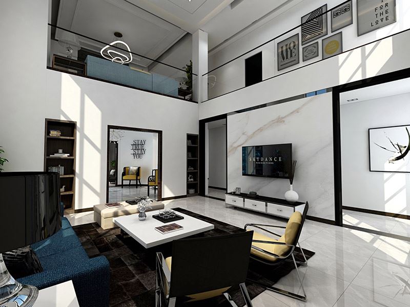 曲靖市錦林花園歐式風格別墅裝修案例